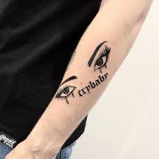 Whether you have a small tattoo that needs some color and love, an idea for a new design, or want a new piercing, cry babies is here to help! Crybaby Eyes Ellepleure Eye Tattoo Red Ink Tattoos Aesthetic Tattoo