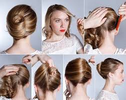 French Hairstyle Banana Twist Diy Alldaychic Easy Updos For Medium Hair Diy Hairstyles Easy Medium Hair Styles