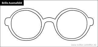 Brille ohne stärke, können sie lange zeit zu tragen. Brille Ausmalbild Malvorlagen Ausmalen Vorlagen