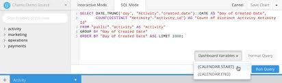 Connect A Sql Mode Chart Chartio Documentation