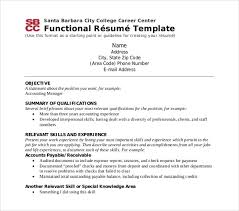 What differentiates this format from the other two is that it focuses more on. 10 Functional Resume Templates Pdf Doc Free Premium Templates