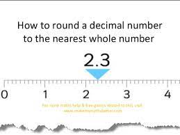 Since integers range from negative infinity to positive infinity. Rounding To A Whole Number