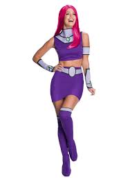 Teen Titan Starfire Halloween Costume for Women