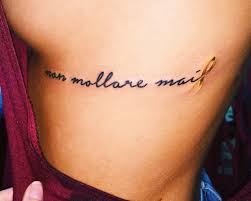 Feed your faith and your fears will starve to death tattooed in italian on my ribcage! 11 Best Small Italian Tattoos For Women Ideas Italian Tattoos Tattoos For Women Tattoos