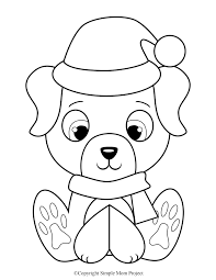These free, printable christmas coloring pages are fun for kids! Free Printable Christmas Coloring Sheets For Kids And Adults Santa Dog Page No Words Pictures Approachingtheelephant