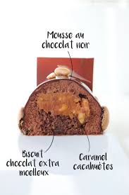 Buche Chocolat Caramel Cacahuetes Recette De Noel Olivia Patisse Recette Dessert Noel Chocolat Recettes Noel