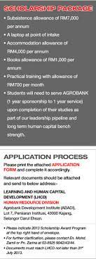 Take bank exams mock tests. Malaysia Scholarship Directory Eduhelpmy Scholarships Agrobank Scholarship Program