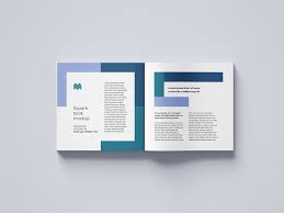 Free Softcover Square Book Mockup Free Mockup Booklet Design Pamphlet Design Book Design