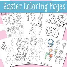 Easy peasy and fun | easy crafts for kids, activities, a whole bunch of awesome coloring pages (both for kids and adults) and all sorts of fun! Easter Counting Coloring Pages Easy Peasy And Fun