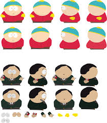 South Park Eric Cartman faces and body. I am making a stop motion animation  so I edited each type of body. Feel free to use them. I was recreating  'Pinkeye' so H*tler