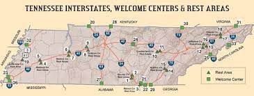 Your total trip with all stops is around 220 miles / 350 km, taking roughly 4 hours for the whole trip. Tennessee Rest Areas Roadside Tn Rest Stops Maps Facilities