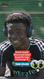 Emile Smith Rowe and Bukayo Saka compete in the final round of the Read My  Lips challenge! 🤣 #football #premierleague #arsenal #amazon