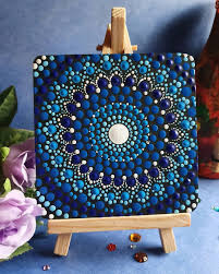 Dotverse Posted On Instagram Monochromatic Color Scheme Blue Is A Primary Color Which Symboli Monochromatic Color Scheme Dot Painting Primary Colors