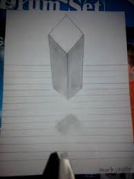 Previously in floating cube illusions: Step By Step Basic 3d Optical Illusion Drawing Floating Cube Steemit