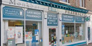 Monkbar Pharmacy York Late Night Indepent Pharmacy