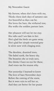 My November Guest Robert Frost Robert Frost Poems November Quotes Robert Frost