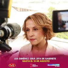 LEA GIMÉNEZ SERÁ JEFA DE GABINETE DE PEÑA HASTA EL 15 DE AGOSTO