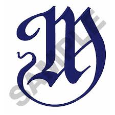 The letter m | basic calligraphy video tutorial. Calligraphy Letter M Embroidery Designs Machine Embroidery Designs At Embroiderydesigns Com