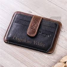 Isim Ve Tarihli Deri Kredi Kartlik Hediye Dukkani Kartlik Hediyeler Sevgililer