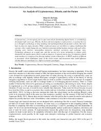 The report provides detailed information on the regional landscape, segmentation, application, demand. Pdf An Analysis Of Cryptocurrency Bitcoin And The Future Reynaldo Corpuz Academia Edu