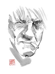 Who was the french actress gerard depardieu dated? Young Gerard Depardieu Drawing By Pechane Sumie Saatchi Art