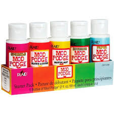 It can be used to adhere materials to almost any surface, or to provide a protective coating or sealing coat to protect. Justkraft Cs11240 Mod Podge Starter Water Based Glue Sealer Finish Id 22607485033