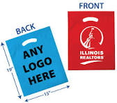 Large Plastic Shopping Bags with ANY Logo (Special Order ...