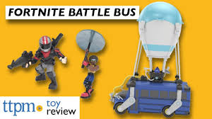 It is a modified bus that flies over the map using a balloon on top of it that had a vindertech logo on it. Fortnite Battle Royale Collection Battle Bus From Moose Toys Youtube