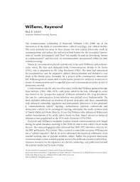 Pdf Williams Raymond