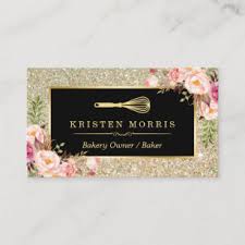 Browse design templates > start with a blank canvas > business cards for bakers party rings. Bakery Business Cards Business Card Printing Zazzle