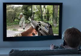 Image result for kids playing violent games