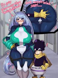my hero academia, mineta minoru, minoru mineta, nejire hado, nejire hado  (hero outfit) - R34 Vault