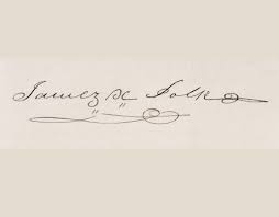Signature Of James Knox Polk 1795 To 1849 11th President Of The United States 1845 To 1849 Poster Print 16 X 12 Poster Prints James K Polk Vivid Colors
