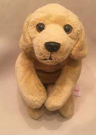 12 Fao Schwarz Tan Puppy Plush Golden Retriever Lab Stuffed Dog Beanie Ebay Dog Beanie Lab Puppy Golden Retriever Lab