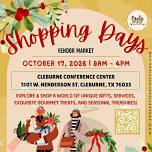 Shopping Days Vendor Market – Christmas Edition