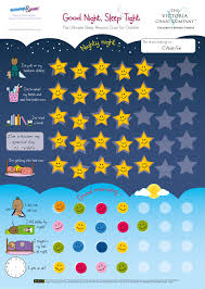 Sleep Reward Chart Victoria Chart Company