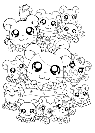 Anime Hamtaro Coloring Pages For Kids Printable Free Unicorn Coloring Pages Chibi Coloring Pages Coloring Pages For Girls