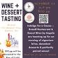Wine & Dessert Tasting event image