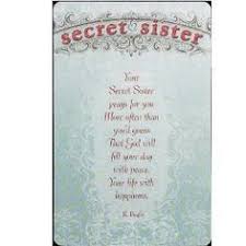 Christian Secret Sister Poems Secret Sister Gifts Secret Pal Gifts Secret Sisters