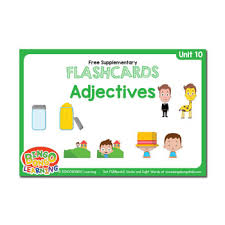 Click submit when you are done. Adjectives Set 10 Free Flashcards Bingobongo Learning Bingobongo