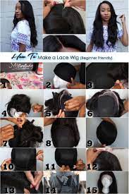 How To Make A Lace Front Wig 1 Gather Materials 2 Place Dome Cap On Styrofoam Head 3 Sew On Left Side Of The Frontal 4 Sew Wigs Beautiful Hair Wig Hairstyles