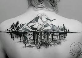 See more ideas about skyline tattoo, london tattoo, skyline. Change With Dallas Skyline And Then Change The Mountain Scenery Dovme Dovme Sanati Mimari Dovme