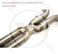 HMD Stainless Steel Exhaust System Performance Catback for Alfa Romeo  Giulia Quadrifoglio 2.9T 2017+ Electronic Valve Muffler - AliExpress