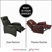 Which Recliner Speaks Your Style Make A Choice Godrej Interio Sofa Livingroom Furniture Sofa Ma Buy Home Furniture Sofa Makeover Home Furniture Online
