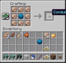 I used a chart while i was building, but wanted to be able to make variable size ovals which is. How To Activate A Conduit In Minecraft