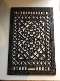 Fabulous Antique Cast Iron Rare Floor Heat Grate Register Cold Air Return 16x24 Antique Cast Iron Cold Air Return Air Return