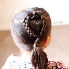 Easy Heart Braid Tutorial Hairstyles Hair Ideas Hairstyles Ideas Braided Hair Braided Hairst Little Girl Hairstyles Toddler Hair Kids Hairstyles