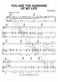 Download norman blake you are my sunshine sheet music and printable pdf music notes. You Are The Sunshine Of My Life Piano Sheet Music