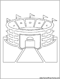 A family friendly show about st. Baseball Stadium Coloring Pages Coloring Home