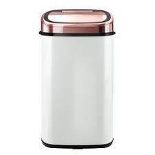 Bathroom trash can with lid hide the ugly plastic bag and hide all the ugly looking trash Results For White Kitchen Bins